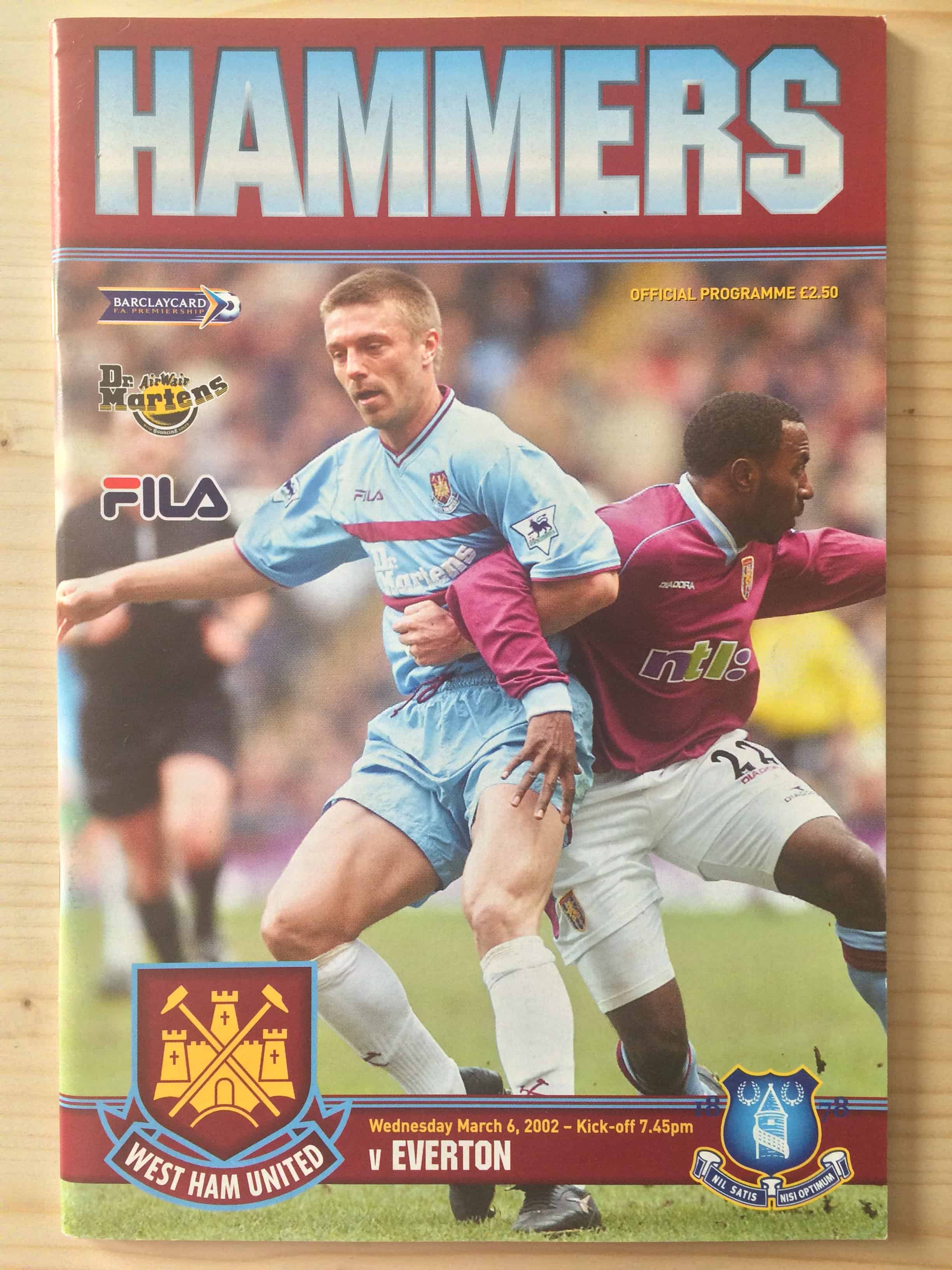 West Ham United FC v Everton FC